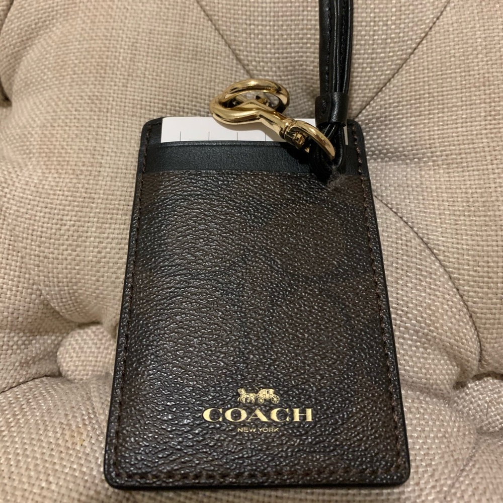Coach ID lanyard